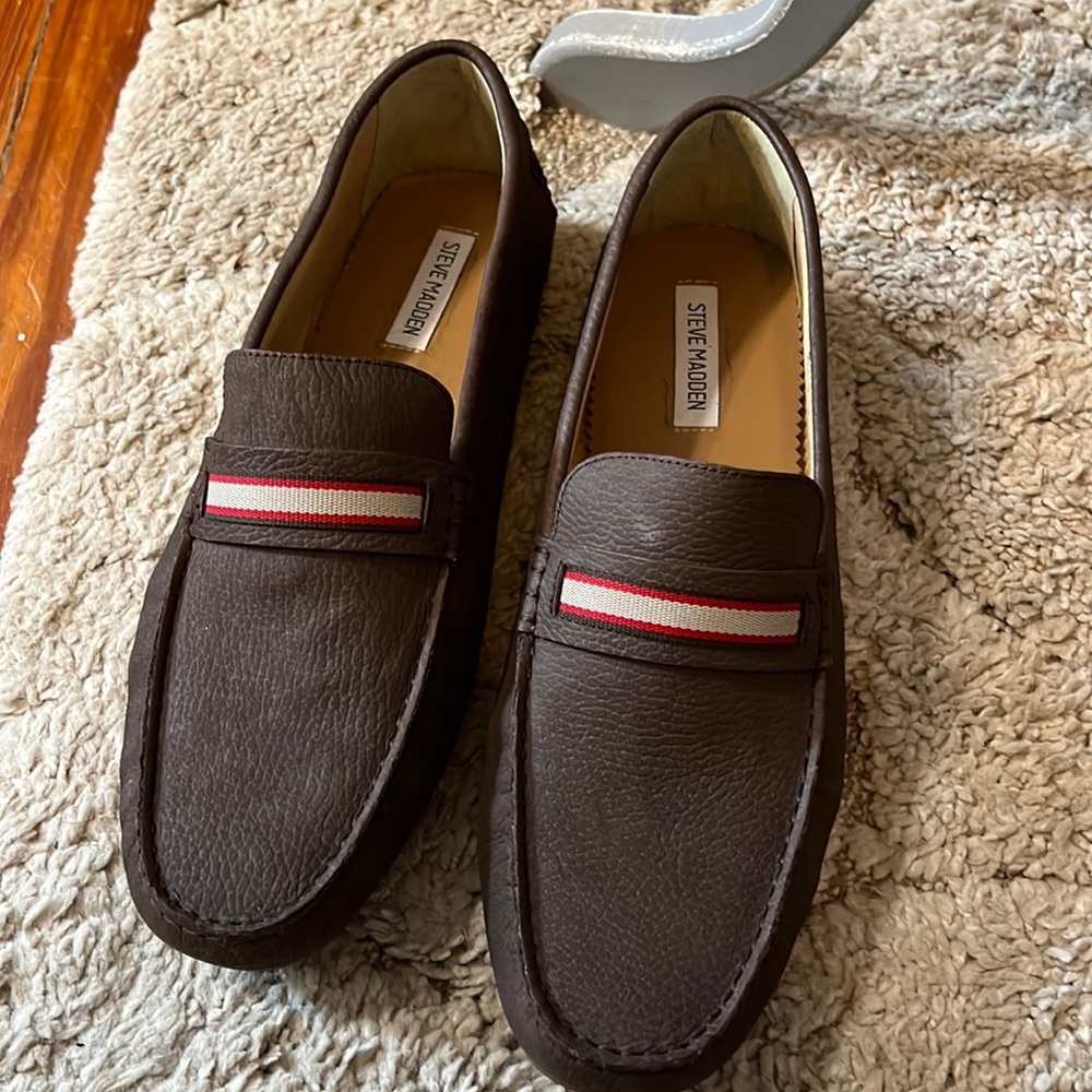 Steve Madden brown man’s drivers size 12